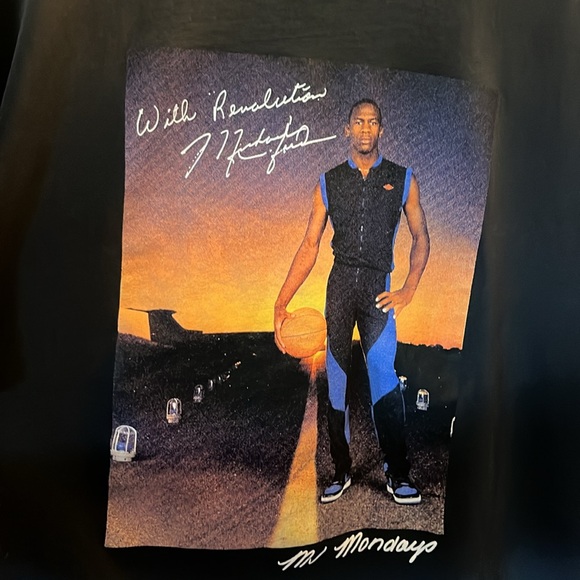 Michael Jordan Nike With Revolution MJ Mondays T-Shirt - Picture 2 of 11